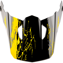 Yth Kinetic Drip Helmet Visor Grey/Black/Yellow Ys Yl