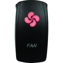 DragonFire Racing Lighted Switch Fan On/Off Red