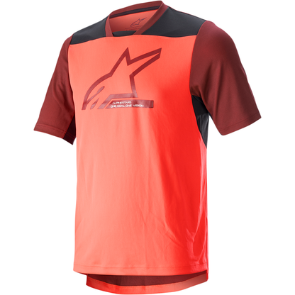 ALPINESTARS Drop 6.0 V2 Short-Sleeve Jersey - Coral/Black - 2XL 1766322-3141-2X