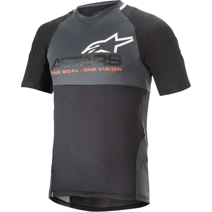 ALPINESTARS Drop 8.0 Short-Sleeve Jersey - Black/Coral - Large 1766621-1793-LG