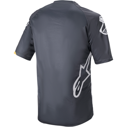 ALPINESTARS Racer V3 Short-Sleeve Jersey - Anthracite/Sulphur Yellow - 2XL 1762922-1619-2X