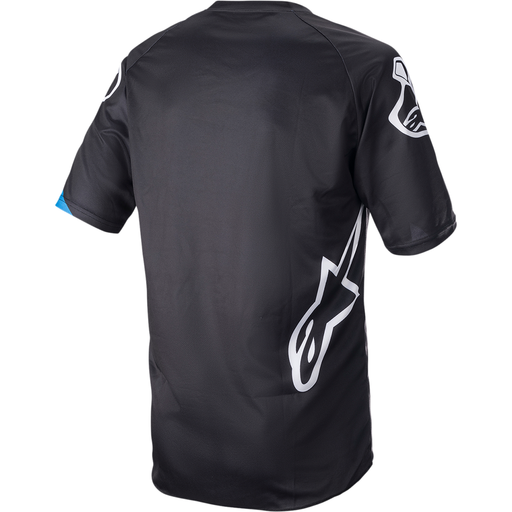 ALPINESTARS Racer V3 Short-Sleeve Jersey - Black/Bright Blue - 2XL 1762922-1078-2X