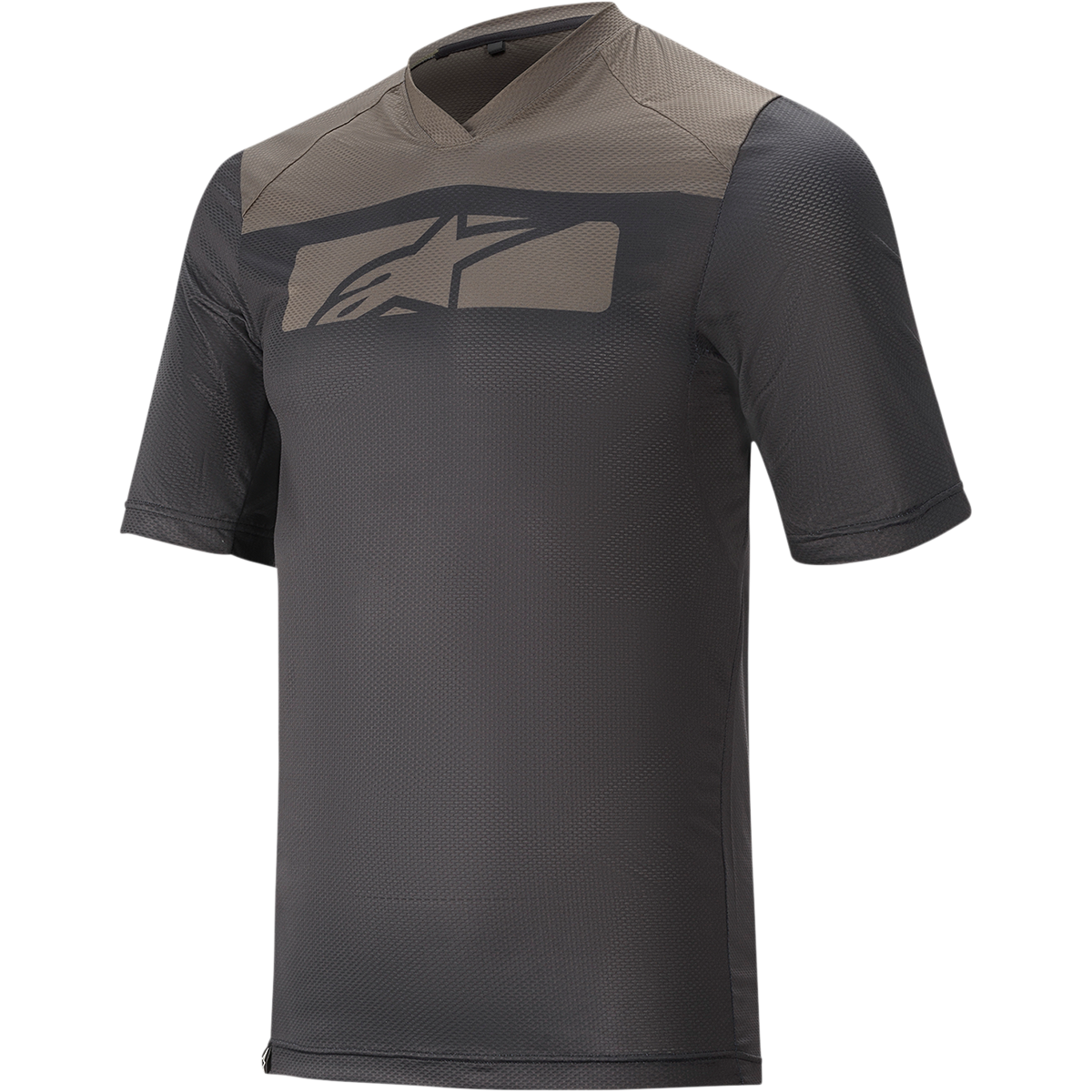 ALPINESTARS Drop 4.0 Short-Sleeve Jersey - Black/Gray - Small 1766220-1065-SM