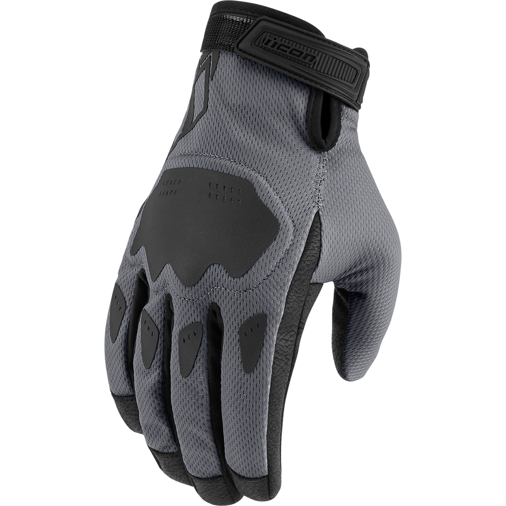 ICON Hooligan* CE Gloves - Gray - Small 3301-4372