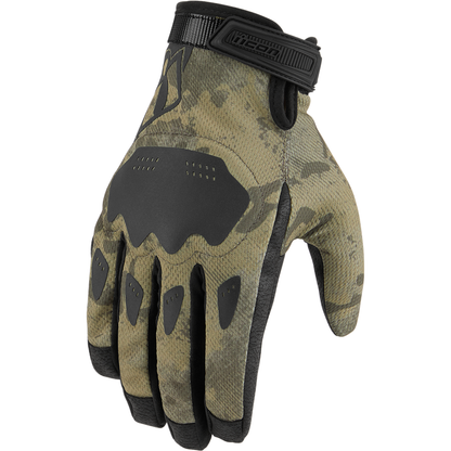 ICON Hooligan* CE Gloves - Tan Camo - Small 3301-4408