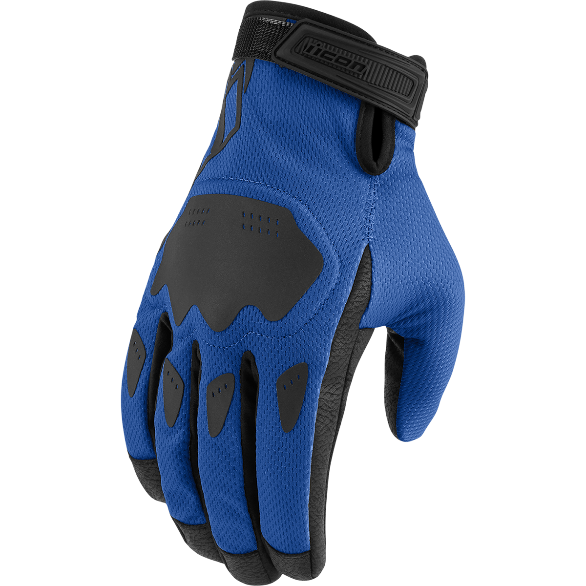 ICON Hooligan* CE Gloves - Blue - Small 3301-4360