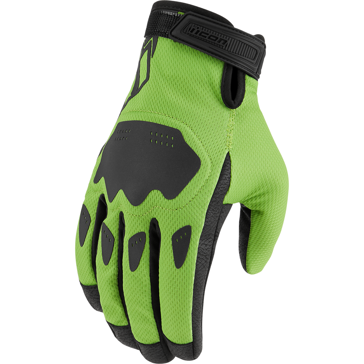 ICON Hooligan* CE Gloves - Green - XL 3301-4369