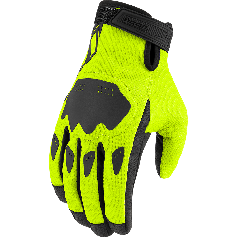 ICON Hooligan* CE Gloves - Hi-Vis - 2XL 3301-4382