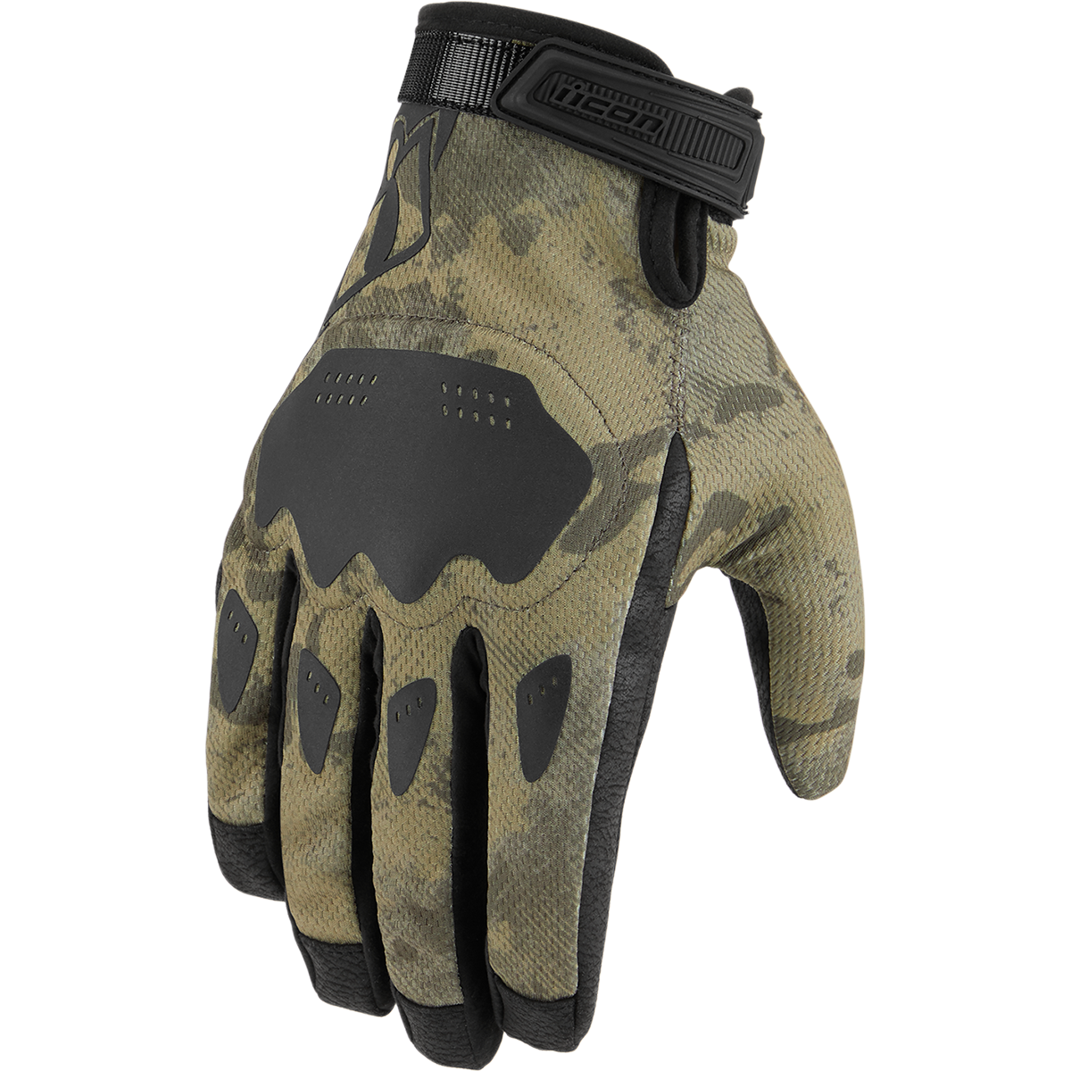 ICON Hooligan* CE Gloves - Tan Camo - Large 3301-4410