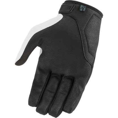 ICON Hooligan* CE Gloves - White - XL 3301-4393