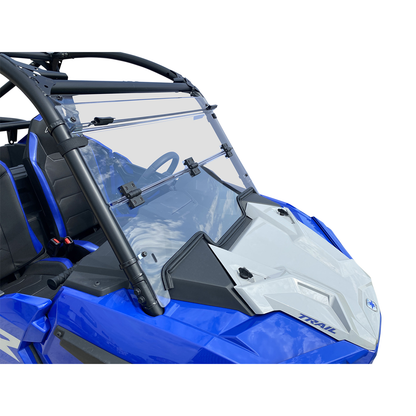 MOOSE OFFROAD Full Folding Windshield - Deluxe - RZR Trail V000291-12200M