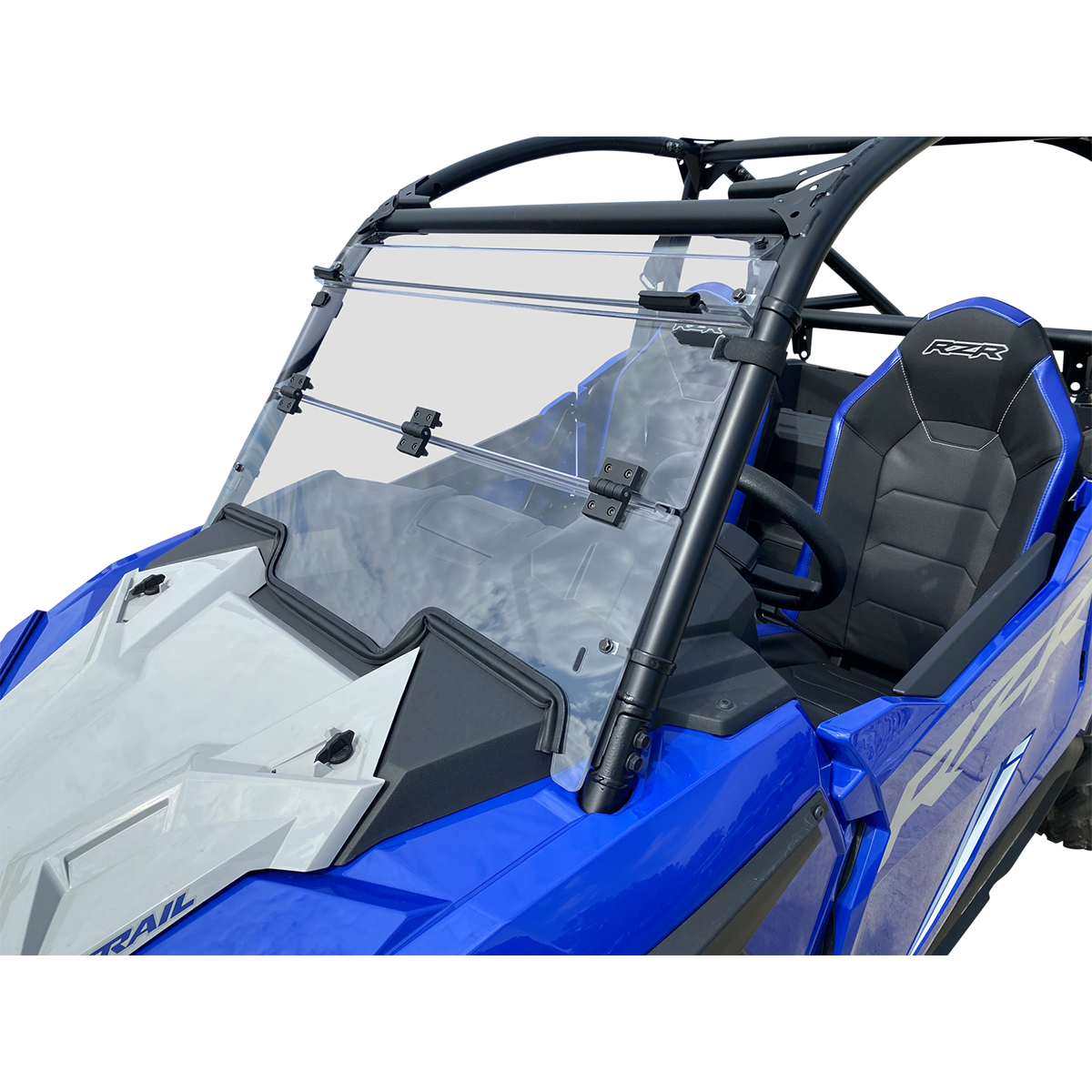 MOOSE OFFROAD Full Folding Windshield - Deluxe - RZR Trail V000291-12200M