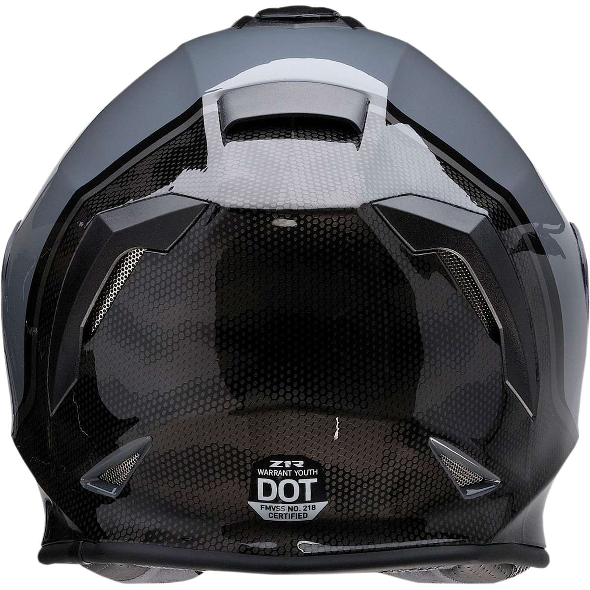 Z1R Youth Warrant Helmet - Kuda - Gloss Gray - Large 0102-0250