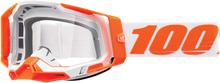 100% Racecraft 2 Goggle - Orange - Clear Lens 50009-00013