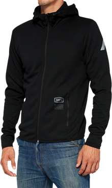 100% Viceroy Tech Zip Hoodie - Black - Small 20037-00000