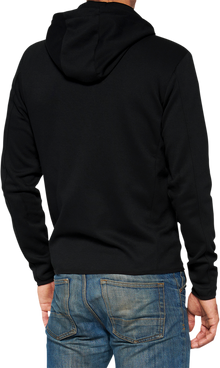 100% Viceroy Tech Zip Hoodie - Black - Small 20037-00000