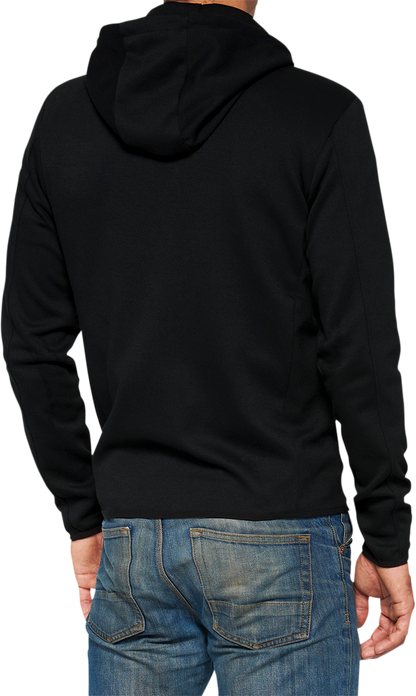 100% Viceroy Tech Zip Hoodie - Black - Small 20037-00000