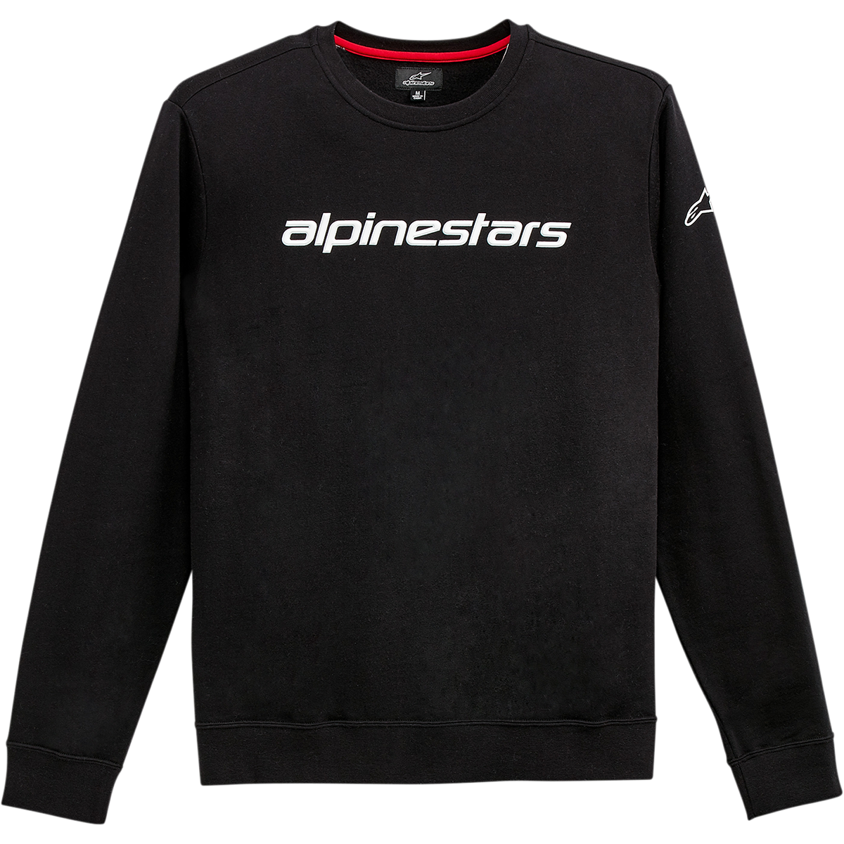ALPINESTARS Linear Crew Fleece - Black/White - 2XL 12125132410202X
