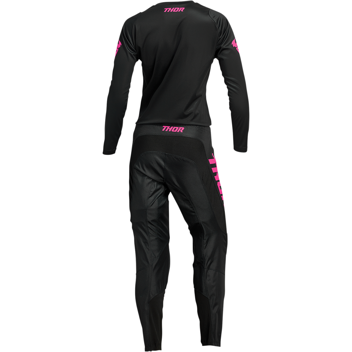 THOR Women's Sector Minimal Jersey - Black/Pink - XS 2911-0247