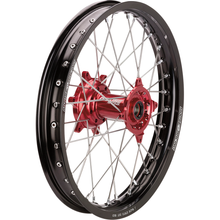 MOOSE OFFROAD Wheel Assembly - SX-1 - Complete - Rear - Black Wheel/Red Hub - 19x2.15 - Honda 250/450 HR13-21519-BKRD
