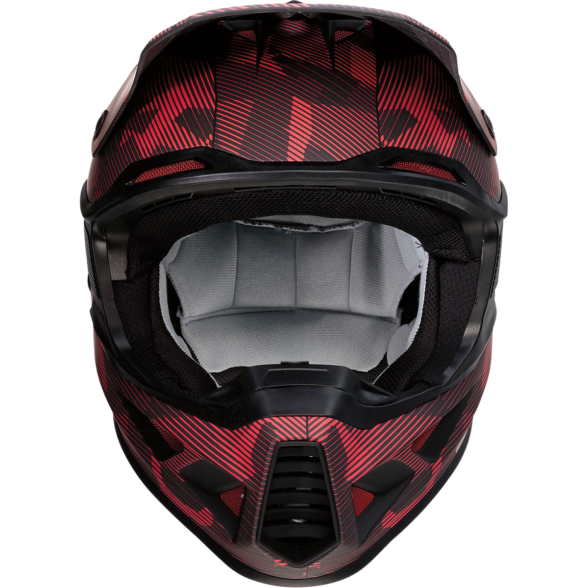 MOOSE OFFROAD F.I. Helmet - Agroid Camo - MIPS? - Red/Black - 2XL 0110-7764