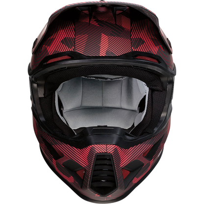 MOOSE OFFROAD F.I. Helmet - Agroid Camo - MIPS? - Red/Black - Small 0110-7760