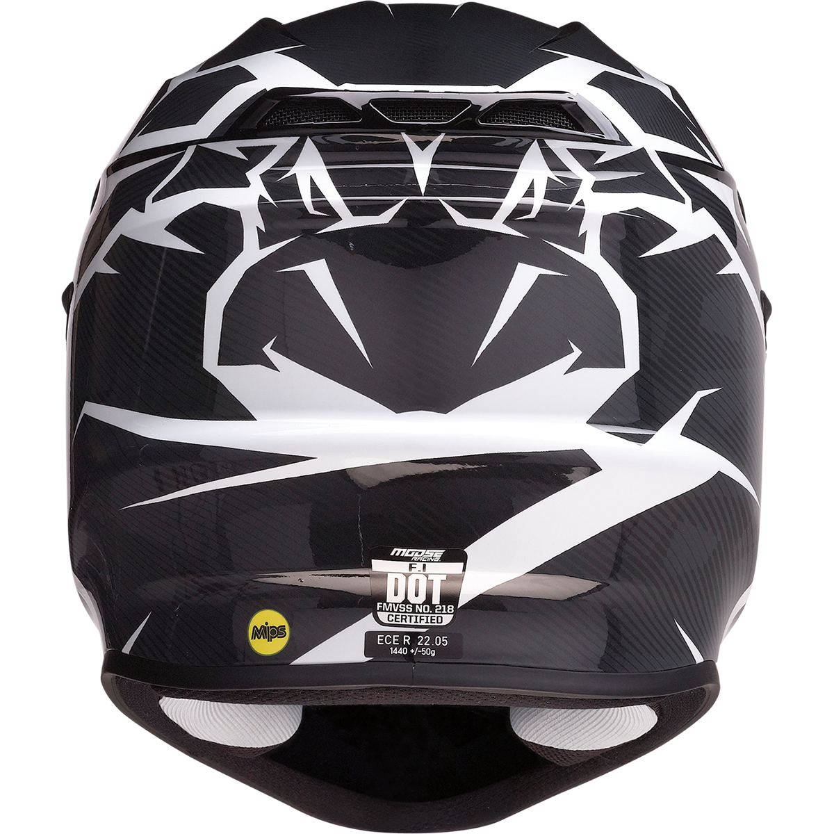 MOOSE OFFROAD F.I. Helmet - Agroid Camo - MIPS? - Gray/Black - Large 0110-7776