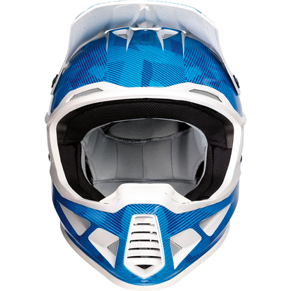 MOOSE OFFROAD F.I. Helmet - Agroid Camo - MIPS? - Blue/White - Large 0110-7769