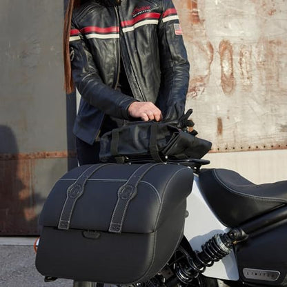 Indian Motorcycle Luggage Rack for Specific Scout Models, Black, Mounts On Motorcycle Rear Fender, Holds Up to 7 Lbs, Cargo Rack for Tail Bags for Motorcycles, Motorcycle Storage - 2890148-266