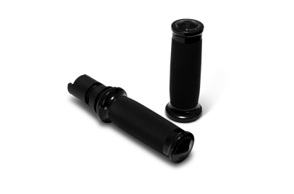 Performance Machine 24-25 Touring, 2025 Softail TBW Contour Handle Grip Set - Black