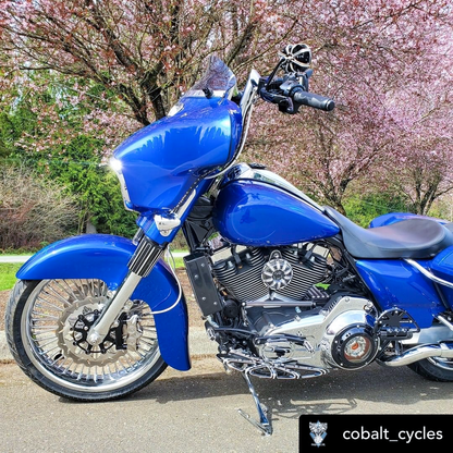 Side Mount Oil Cooler Tc Touring `09 16  Gloss Blk