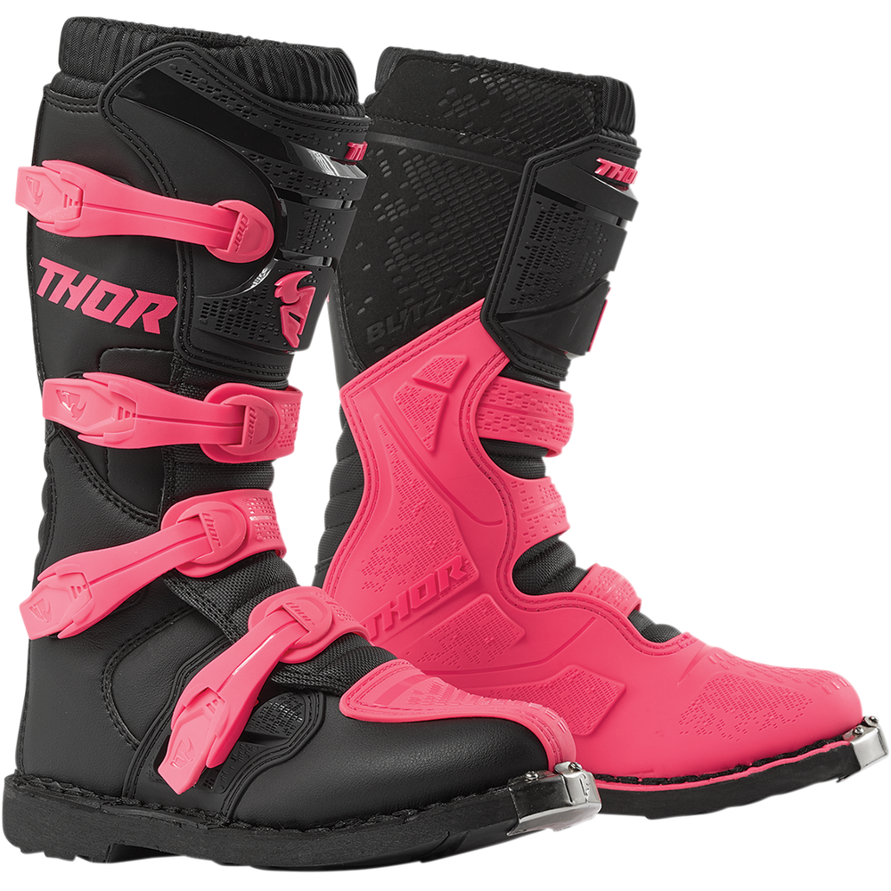 THOR Women's Blitz XP Boots - Black/Pink - US 6 3410-2228