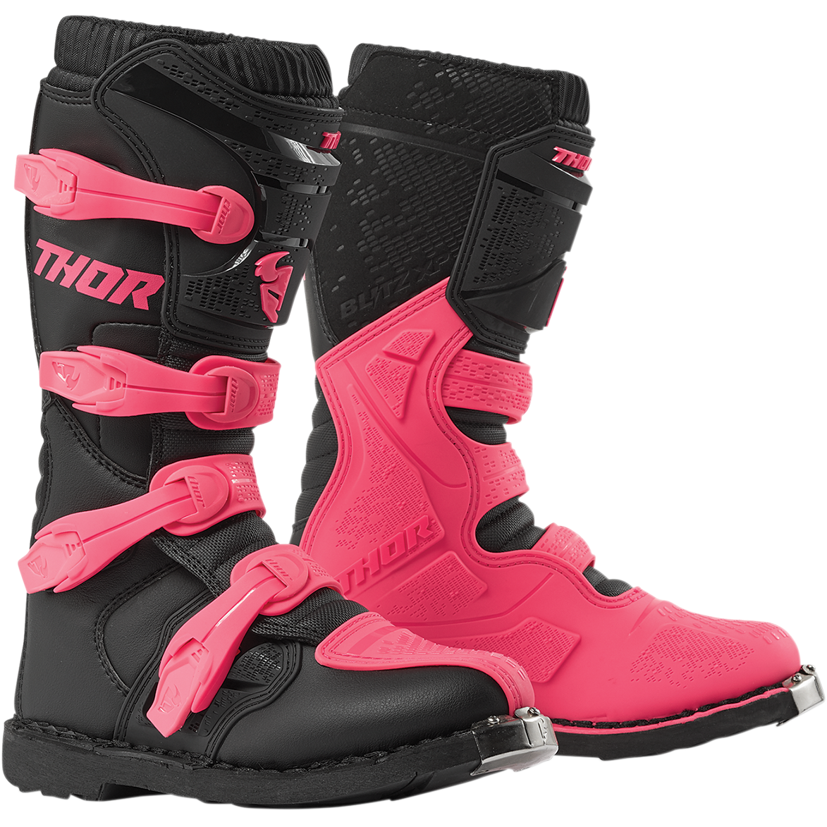 THOR Women's Blitz XP Boots - Black/Pink - US 6 3410-2228
