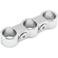 Bikers Choice Chrome Plain Oil Hose Separator For 3 Hoses