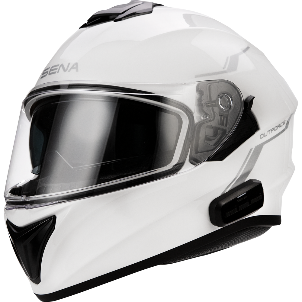 SENA OutForce Helmet - Glossy White - 2XL OUTFORCE-GWXXL