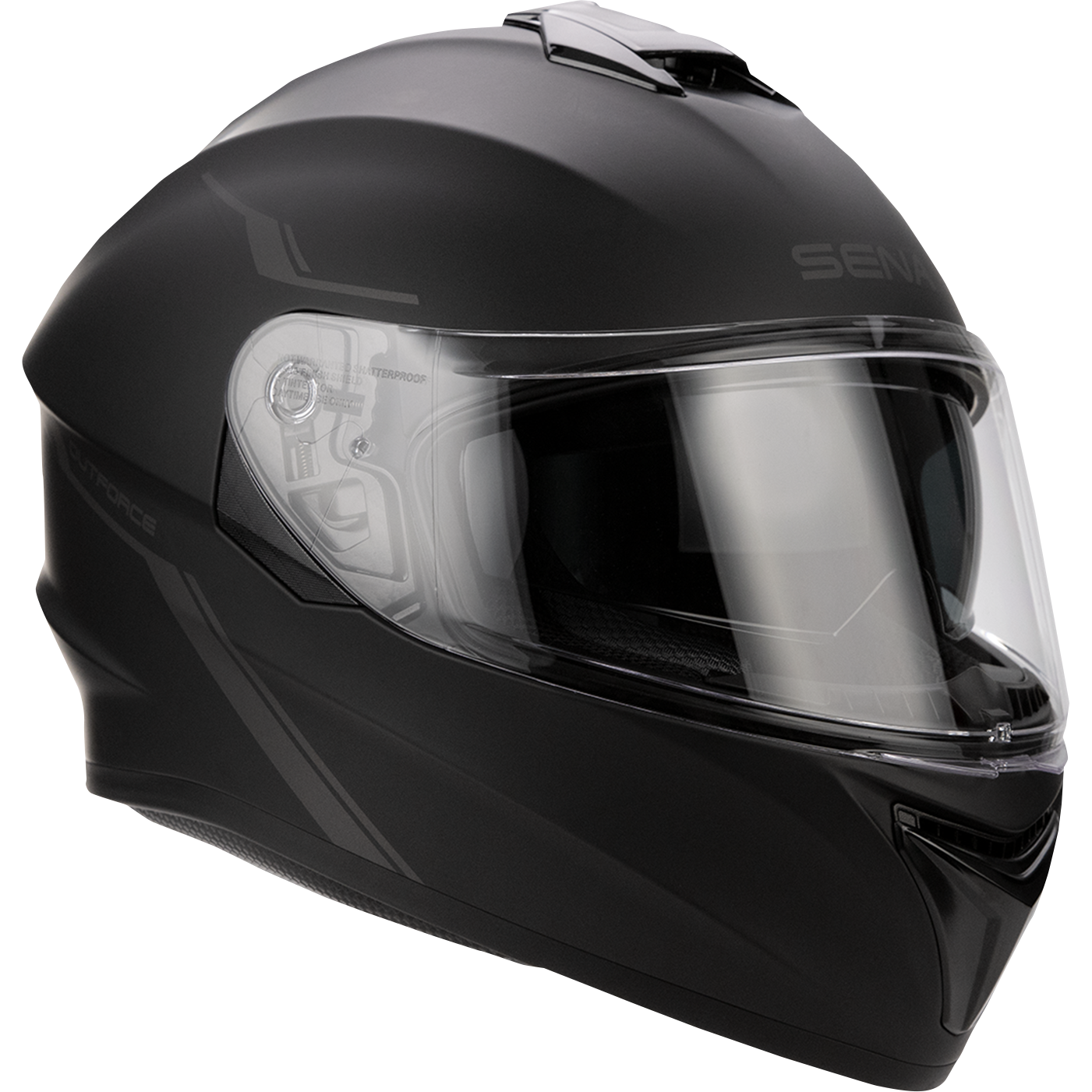 SENA OutForce Helmet - Matte Black - Large OUTFORCE-MB00L
