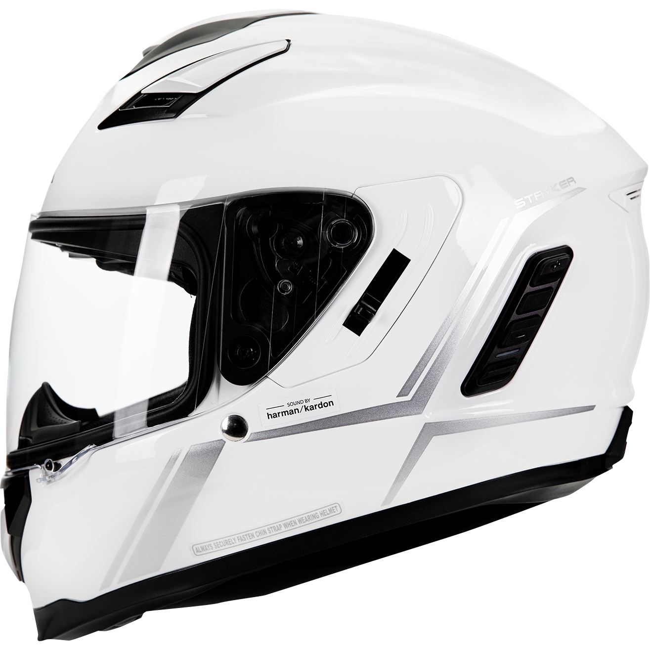 SENA Stryker Helmet - Glossy White - XL STRYKER-GW0XL1