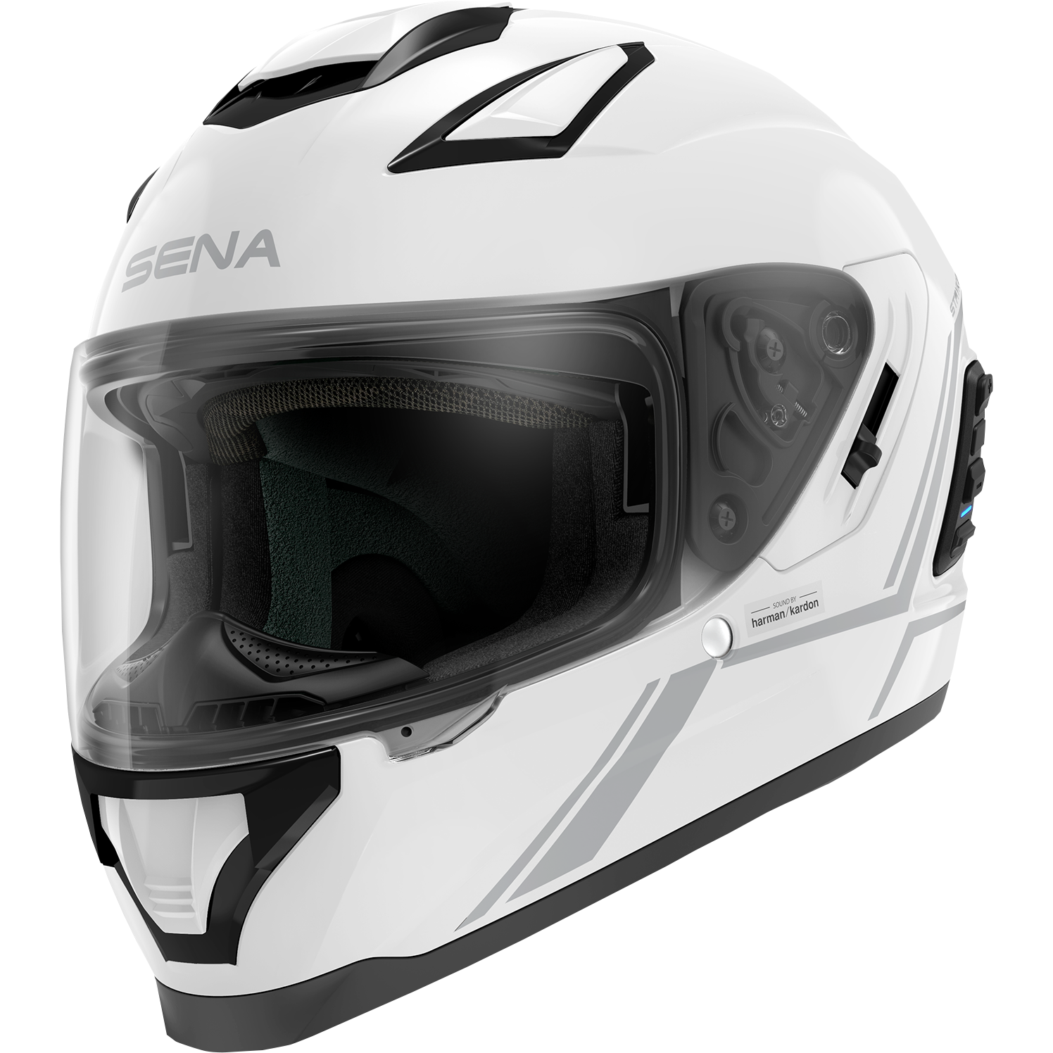 SENA Stryker Helmet - Glossy White - XL STRYKER-GW0XL1