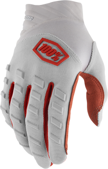 100% Airmatic Gloves - Silver - Small 10000-00040