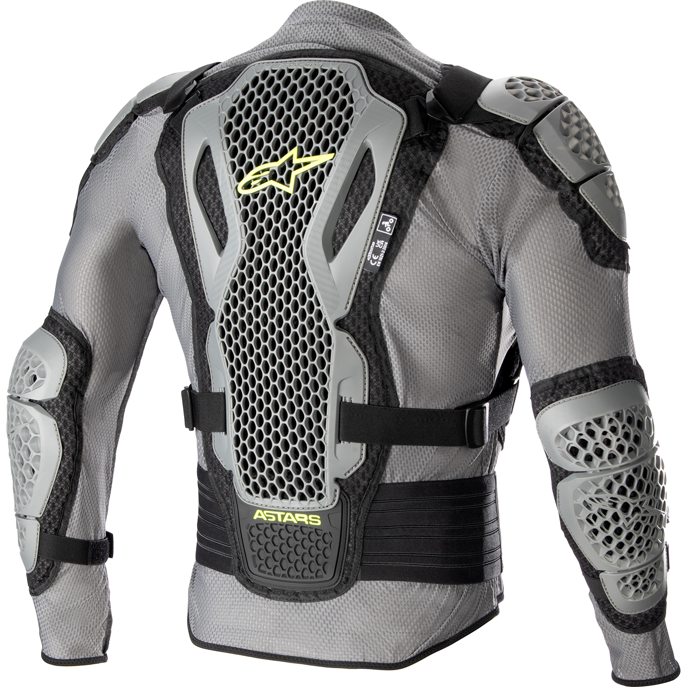 ALPINESTARS Bionic Action v2 Protection Jacket - Gray/Black/Yellow - 2XL 6506823-915-2X
