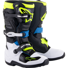 ALPINESTARS Youth Tech 7S Boots - Black/Blue/Yellow - US 6 / EU 39 2015017-1795-6