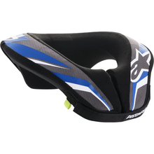 ALPINESTARS Youth Sequence Neck Roll - Black/Anthracite/Blue - S/M 6741018-177-SM