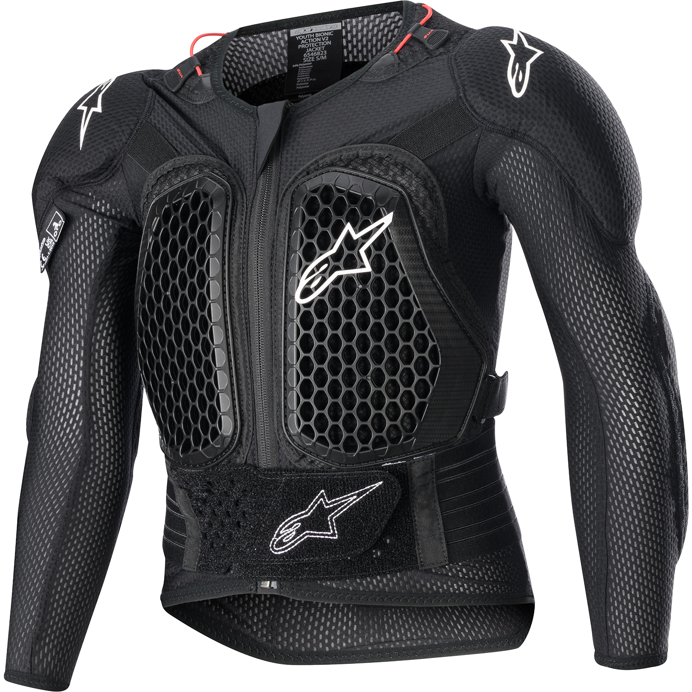 ALPINESTARS Youth Bionic Action v2 Protection Jacket - Black - L/XL 6546823-10-LXL