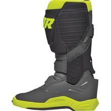 THOR Radial Boots - Gray/Fluorescent Yellow - US 8 / EU 42 3410-2746
