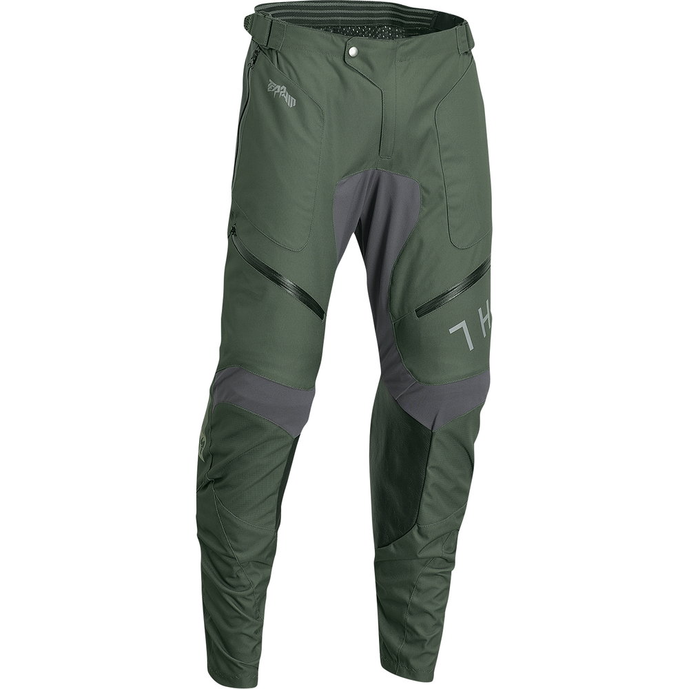 THOR Terrain In-the-Boot Pants - Army Green/Charcoal - US 38 2901-10434