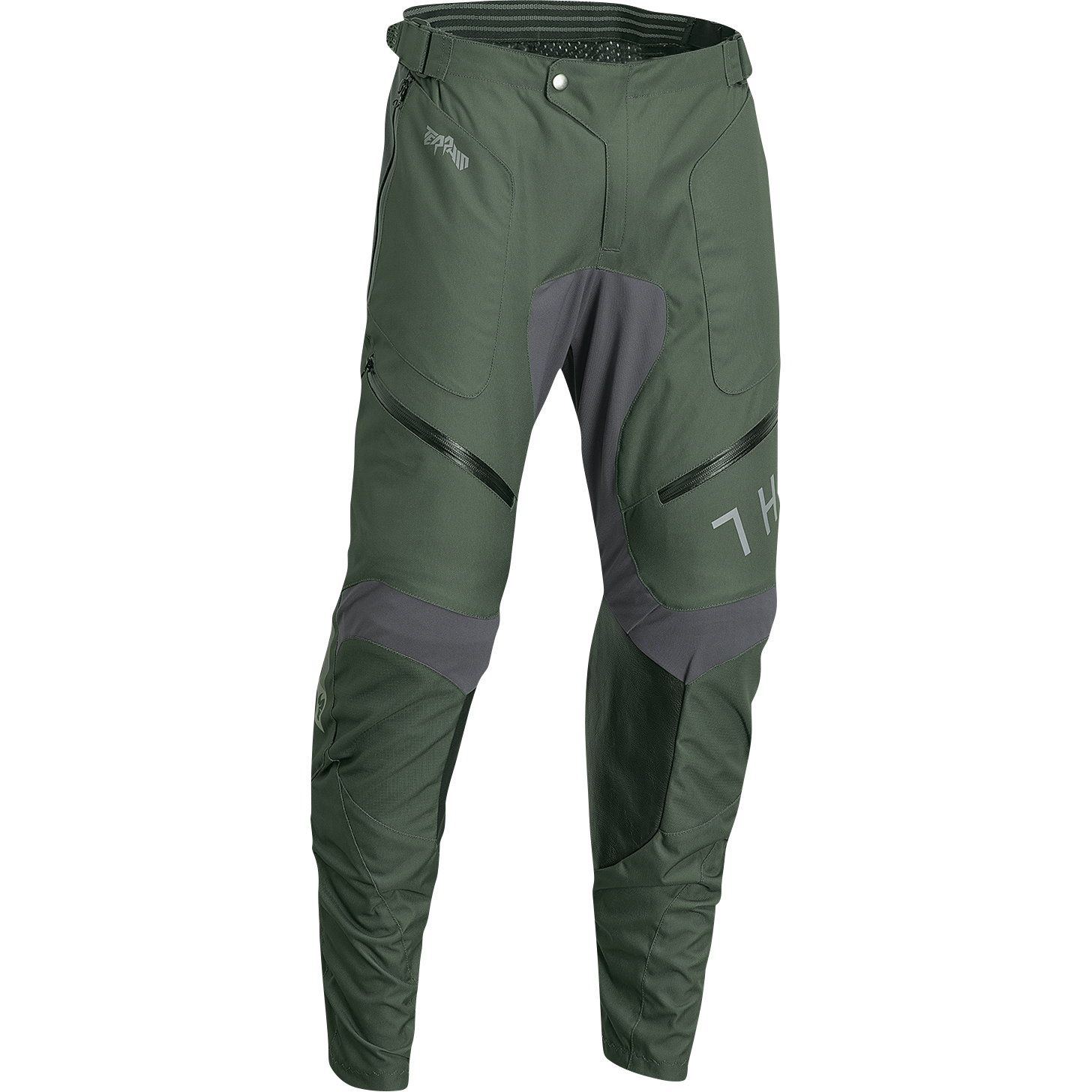 THOR Terrain In-the-Boot Pants - Army Green/Charcoal - US 28 2901-10429