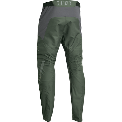 THOR Terrain In-the-Boot Pants - Army Green/Charcoal - US 28 2901-10429