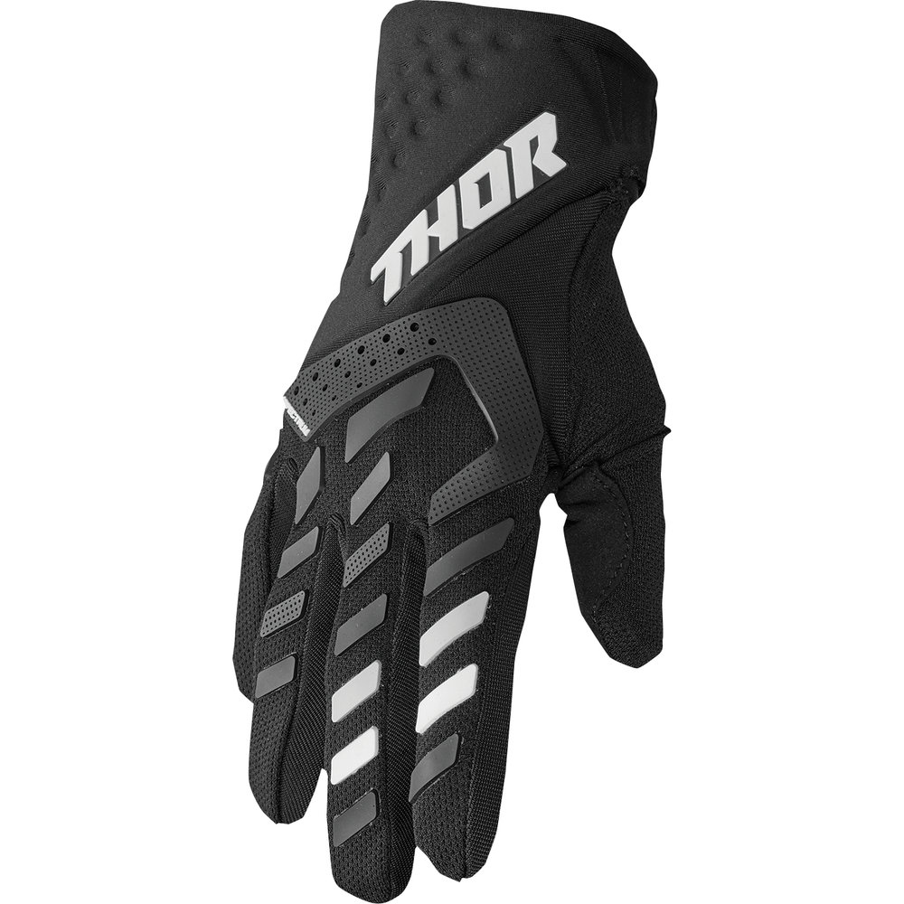 THOR Women's Spectrum Gloves - Black/White - Small 3331-0230