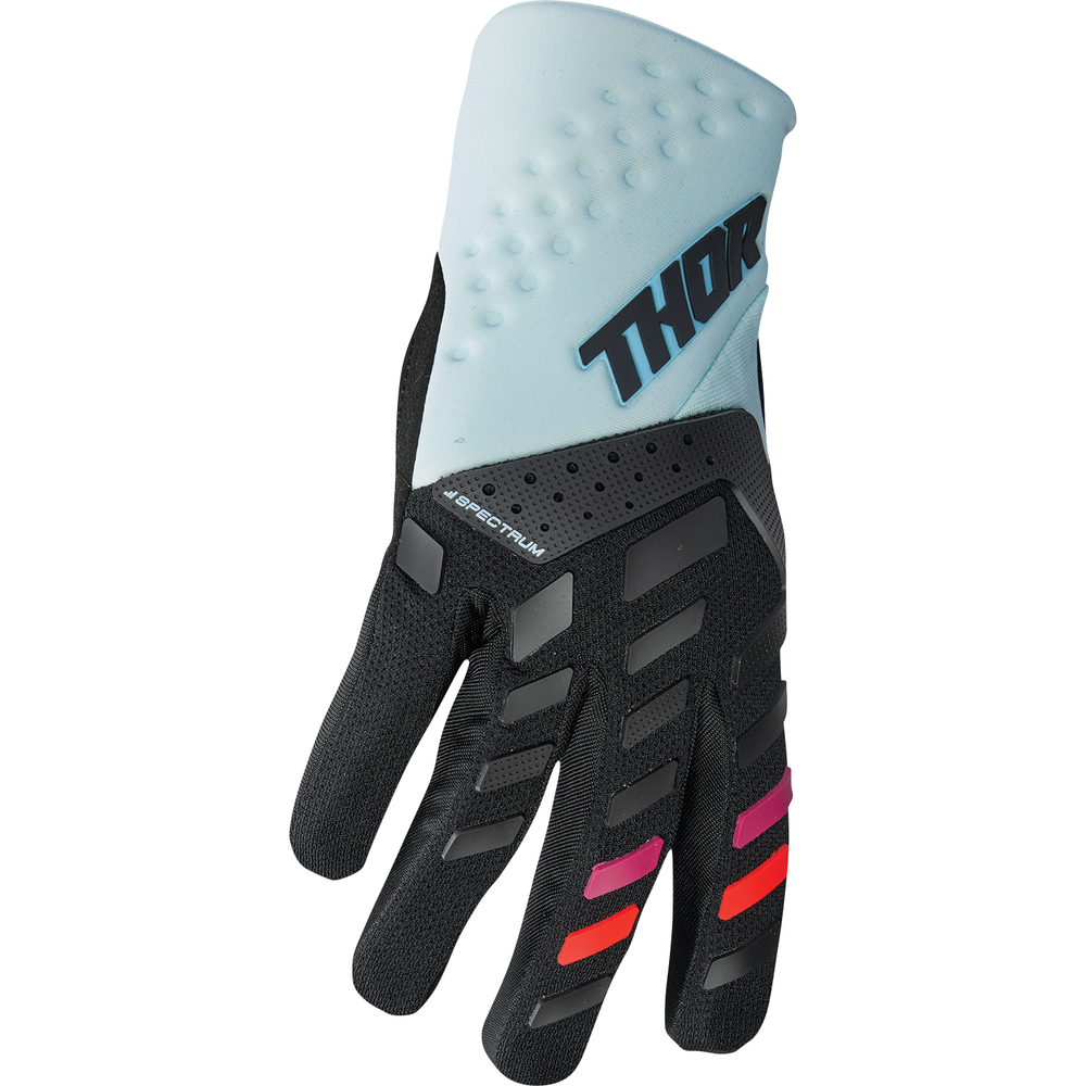 THOR Women's Spectrum Gloves - Black/Light Mint - Small 3331-0234