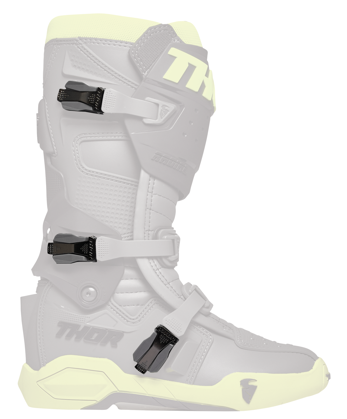 THOR Radial Boots Buckle Kit - Gray 3430-0981